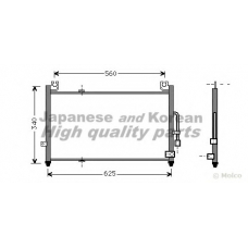 M559-60 ASHUKI Конденсатор, кондиционер