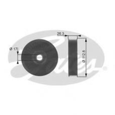 T38024 GATES Паразитный / ведущий ролик, поликлиновой ремень