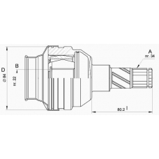 CVJ5427.20 OPEN PARTS Шарнирный комплект, приводной вал