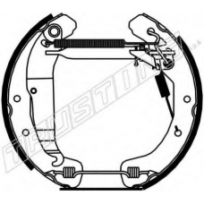 6214 TRUSTING Комплект тормозных колодок