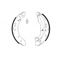 0 986 487 664 BOSCH Комплект тормозных колодок