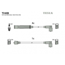 T246B TESLA Комплект проводов зажигания