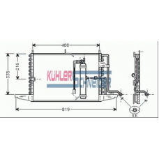 1820161 KUHLER SCHNEIDER Конденсатор, кондиционер