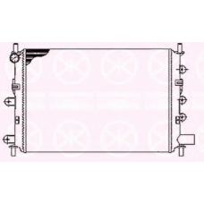2530302151 KLOKKERHOLM Радиатор, охлаждение двигателя