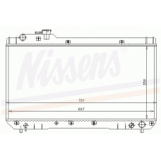 64706 NISSENS Радиатор, охлаждение двигателя