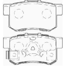 FD7430A NECTO Комплект тормозных колодок, дисковый тормоз