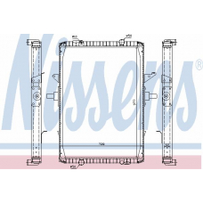63775 NISSENS Радиатор, охлаждение двигателя