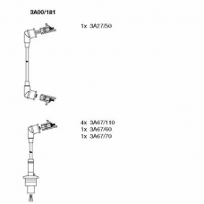 3A00/181 BREMI Ккомплект проводов зажигания