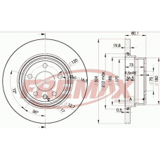 BD-6849-50 FREMAX Тормозной диск