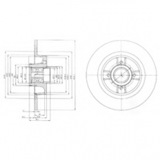 BG9029RS DELPHI Тормозной диск