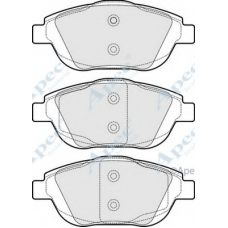 PAD1694 APEC Комплект тормозных колодок, дисковый тормоз