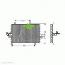 94-5977 KAGER Конденсатор, кондиционер