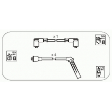 SBS6 JANMOR Комплект проводов зажигания