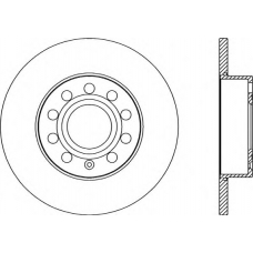 BDR2029.10 OPEN PARTS Тормозной диск