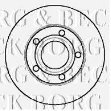 BBD4244 BORG & BECK Тормозной диск