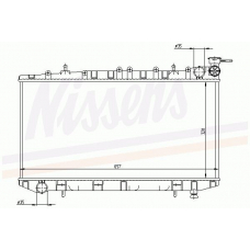 62961 NISSENS Радиатор, охлаждение двигателя