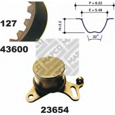 23600 MAPCO Комплект ремня грм