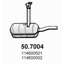50.7004 ASSO Глушитель выхлопных газов конечный