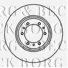 BBD4086 BORG & BECK Тормозной диск