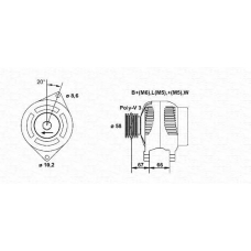 943356959010 MAGNETI MARELLI Генератор