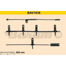 BAV1038 BARUM Сигнализатор, износ тормозных колодок