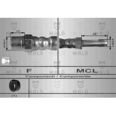 8644 Malo Тормозной шланг