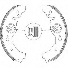 Z4032.00 WOKING Комплект тормозных колодок
