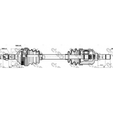 210022 GSP Приводной вал