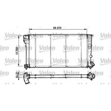 731571 VALEO Радиатор, охлаждение двигателя