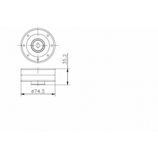 TKR 9807 TIMKEN Натяжной ролик, ремень грм