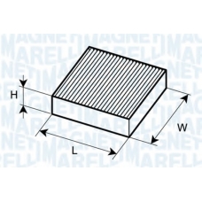 350203062180 MAGNETI MARELLI Фильтр, воздух во внутренном пространстве
