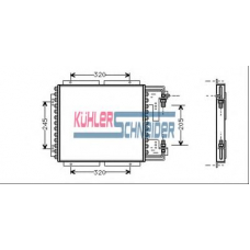 0921801 KUHLER SCHNEIDER Конденсатор, кондиционер