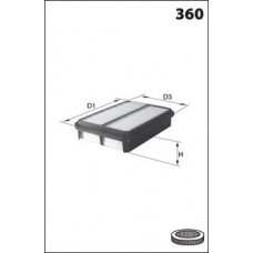 ELP9043 MECAFILTER Воздушный фильтр