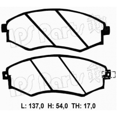 IBD-1590 IPS Parts Комплект тормозных колодок, дисковый тормоз