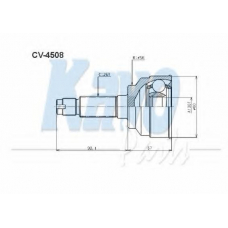 CV-4508 KAVO PARTS Шарнирный комплект, приводной вал