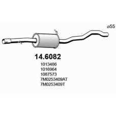 14.6082 ASSO Средний глушитель выхлопных газов