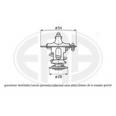 350374 ERA Термостат, охлаждающая жидкость