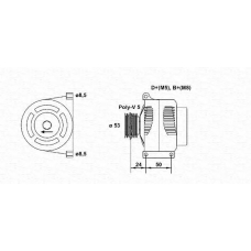 063377010010 MAGNETI MARELLI Генератор