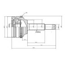 AW1510098A AYWIPARTS Шарнирный комплект, приводной вал