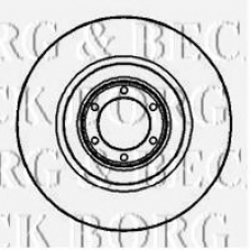 BBD4106 BORG & BECK Тормозной диск