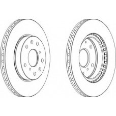 DDF1620-1 FERODO Тормозной диск