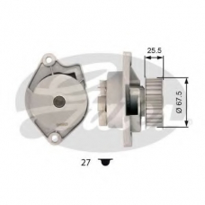 WP0072 GATES Водяной насос