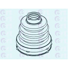 500437 ERT Комплект пылника, приводной вал