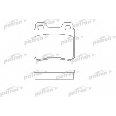PBP586 PATRON Комплект тормозных колодок, дисковый тормоз