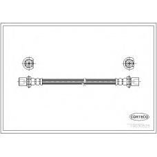 19030525 CORTECO Тормозной шланг