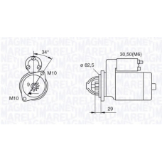 063521074030 MAGNETI MARELLI Стартер