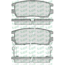 05P518 LPR Комплект тормозных колодок, дисковый тормоз