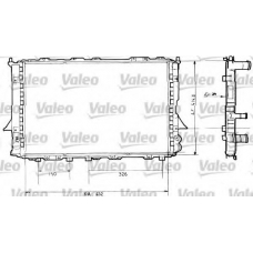 730362 VALEO Радиатор, охлаждение двигателя