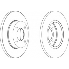 DDF048-1 FERODO Тормозной диск