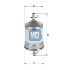 31.743.00 UFI Топливный фильтр